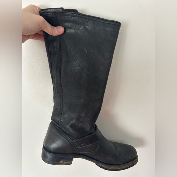 Frye Veronica Slouch Boot, Black, Size 7.5 - Picture 8 of 12